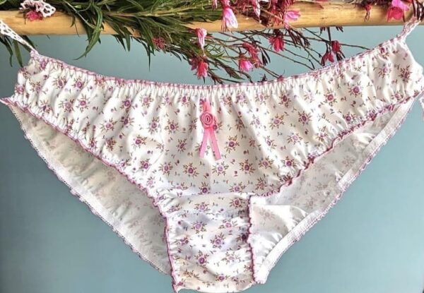 culotte bloomer femme à fleurs mauves bootyful