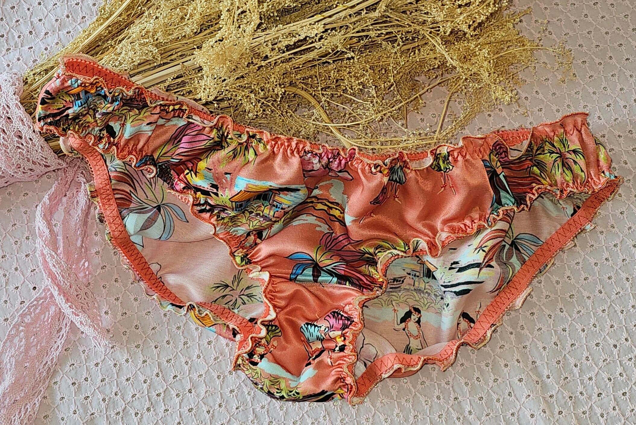 culotte bloomer femme en coton et soie