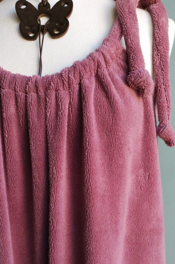 Robe longue en éponge  FRAMBOISE T.U. – Image 3