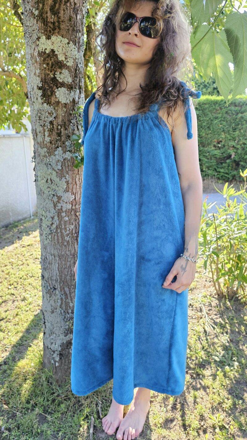 robe longue en éponge