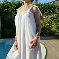 robe longue en coton