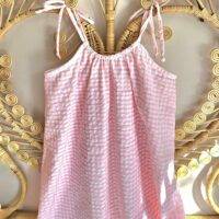 ROBE EN VICHY ROSE