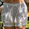 Shorty femme en voile de coton