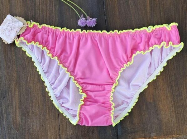 bas de maillot bloomer femme rose