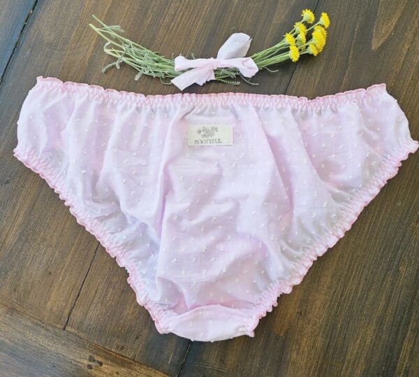culotte bloomer femme en plumetis rose
