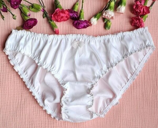 culotte bloomr femme en coton satiné blanc