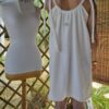 robe en éponge bambou blanche bootyful