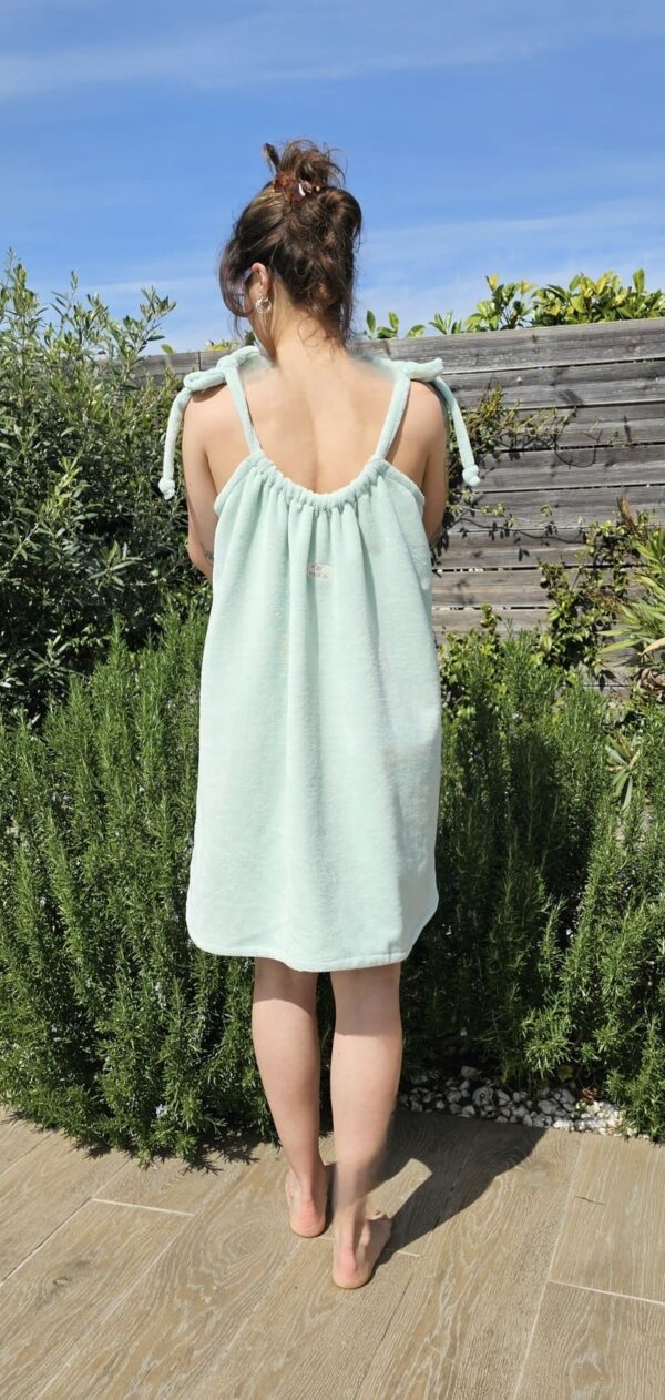 Robe en éponge bambou JADE T.U – Image 2