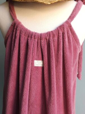 Robe longue en éponge  FRAMBOISE T.U.