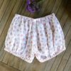 shorty fleuri pour femme en gaze