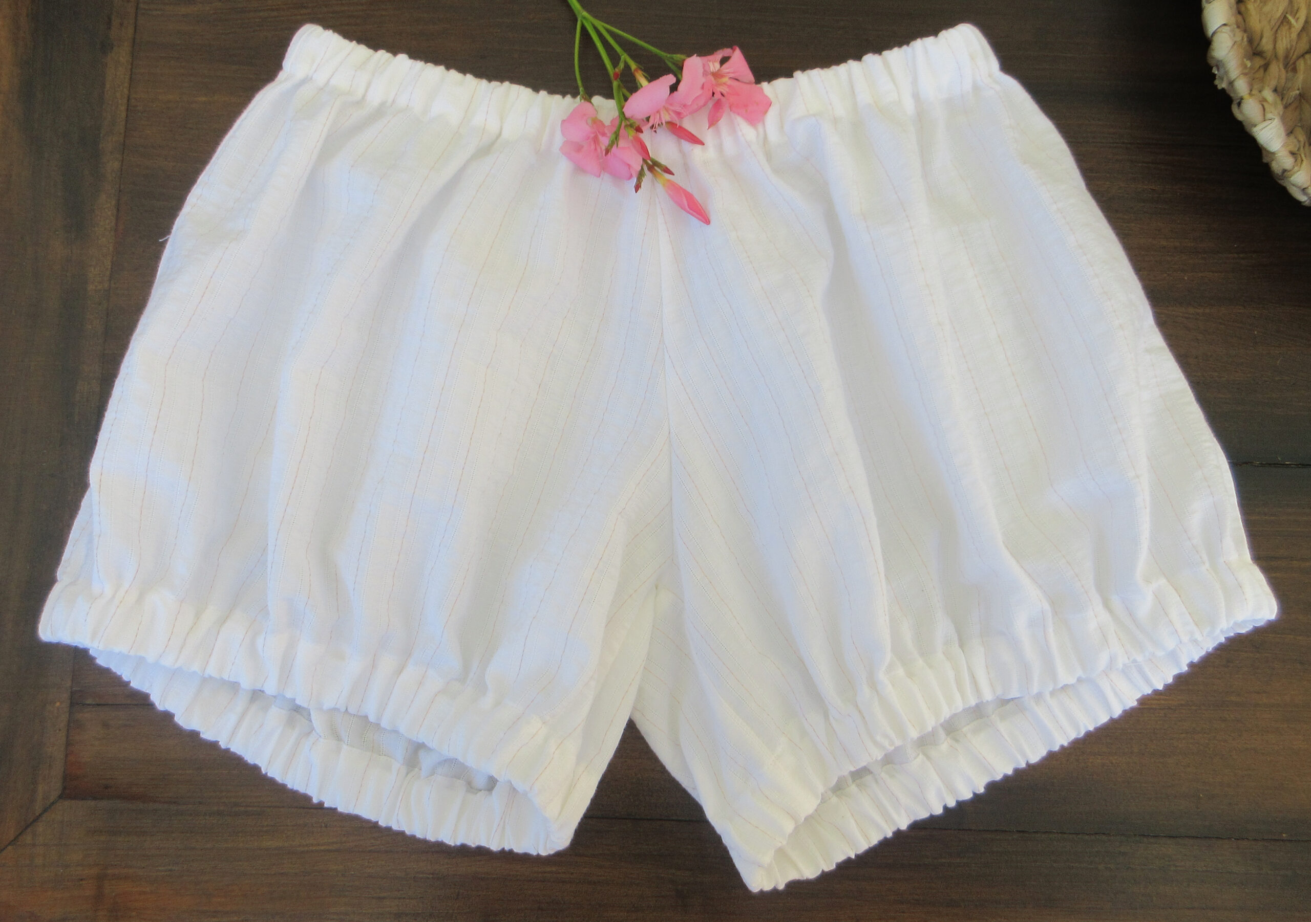 shorty femme blanc