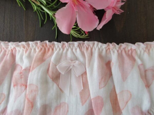 culotte à froufrous en gaze de coton