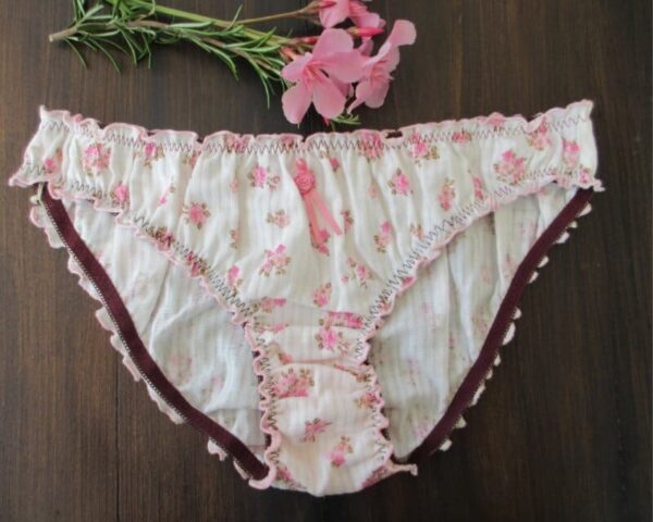 culotte bloomer femme en gaze fleurie