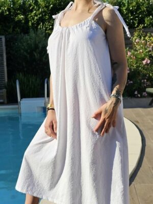 Robe longue en vichy DUNE T.U