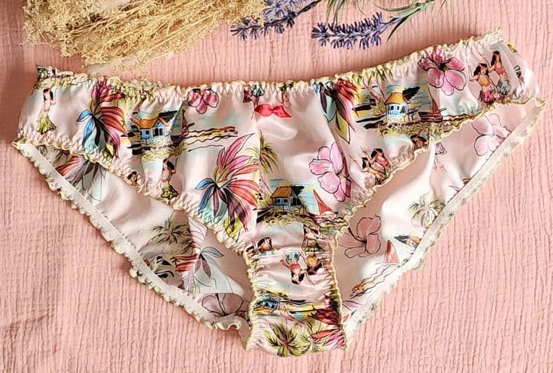 culotte bloomer femme en soie et coton