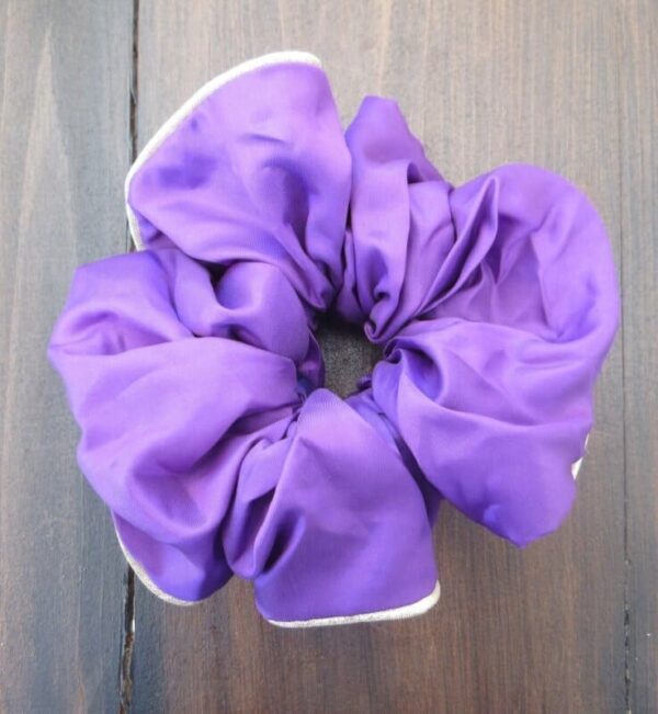 maxi chouchou en satin violet