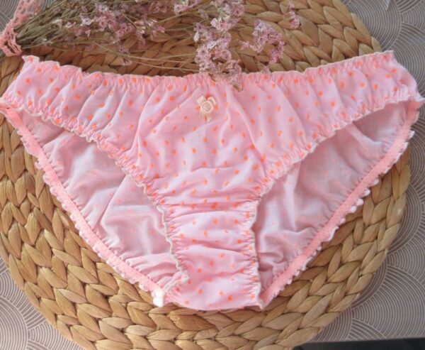 bloomer en plumetis orange