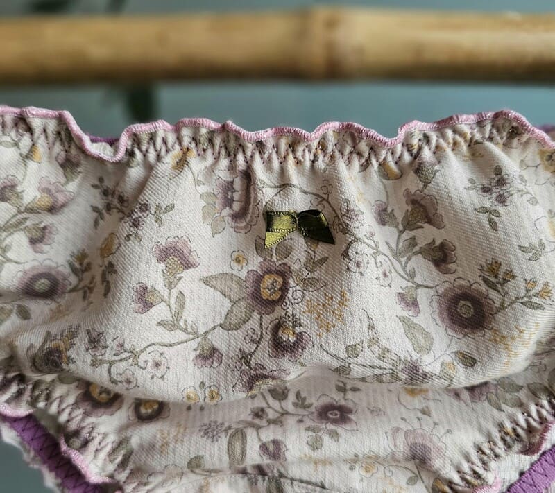 culotte bloomer femme brésilienne à fleurs