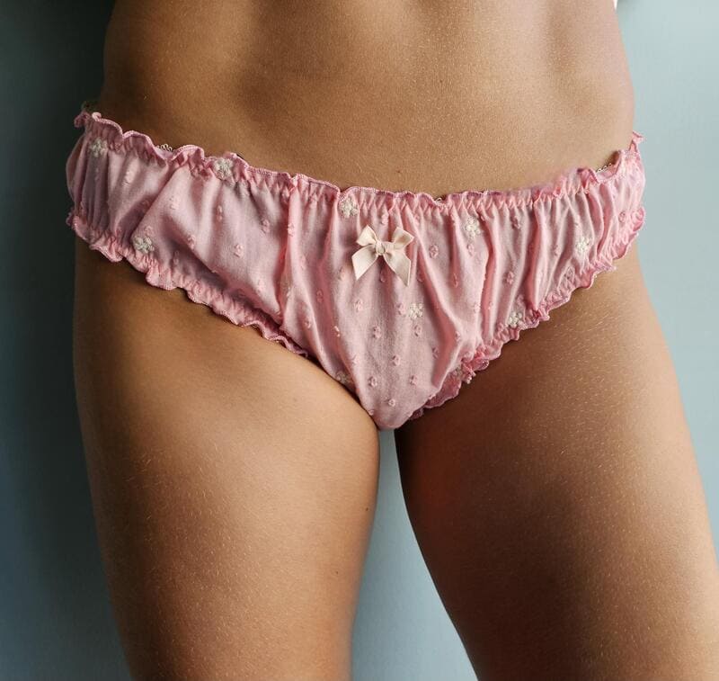 culotte femme en voile de coton brodé