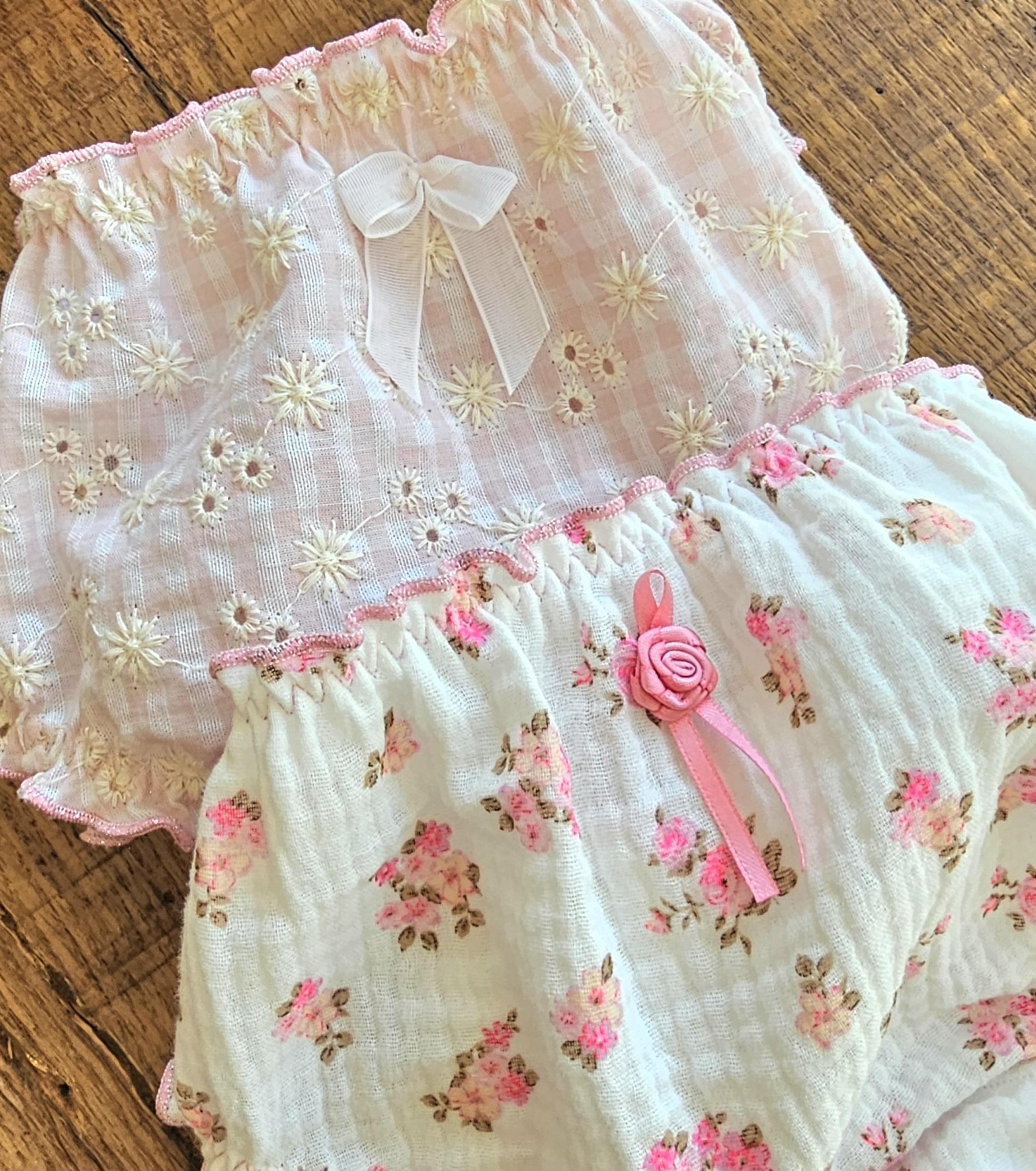 duo de culottes femme à froufrous