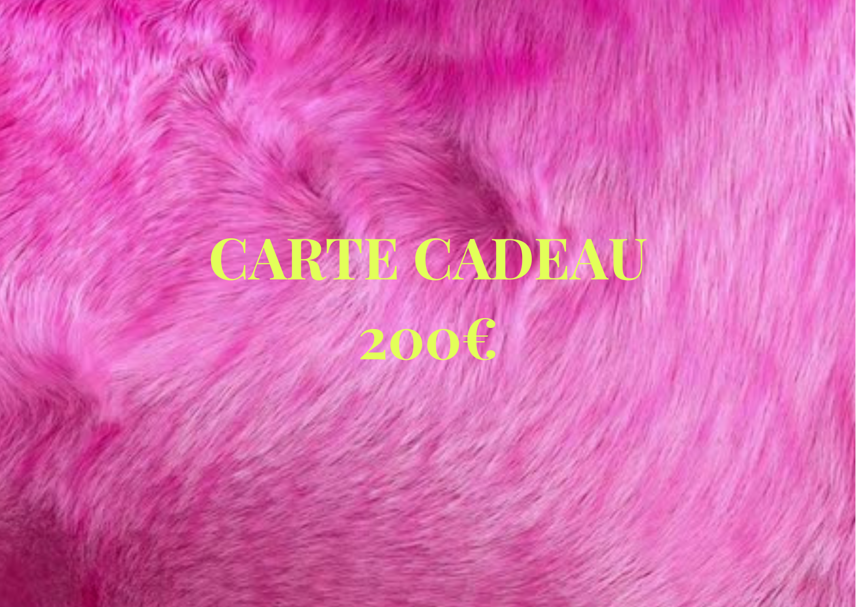 Carte cadeau bootyful