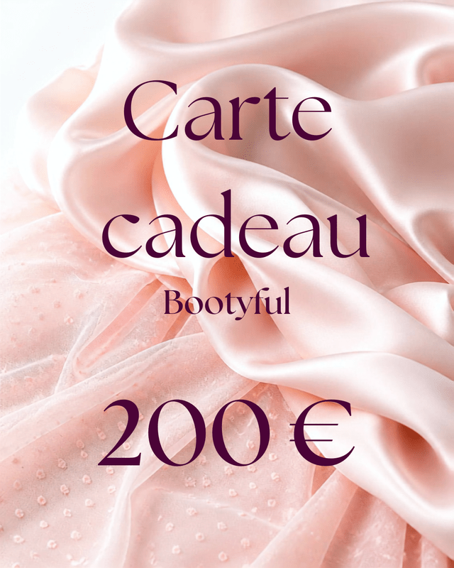 carte cadeau lingerie femme bootyful