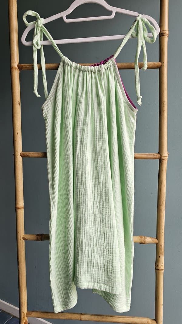robe légère en gaze de coton ver