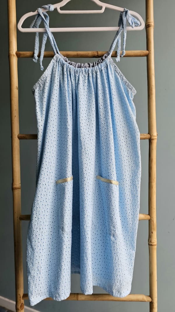 robe bleu ciel