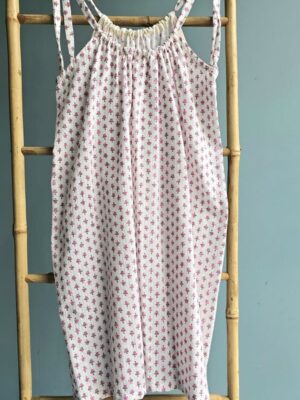 Robe en piqué de coton